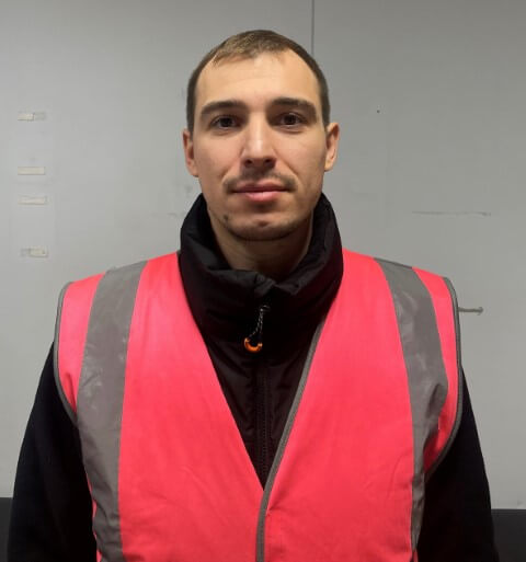 The attached picture shows Dymtro Prysziazhniuk, a Ukrainian refugee now working for Tesco in Livingston thanks to Pertemps