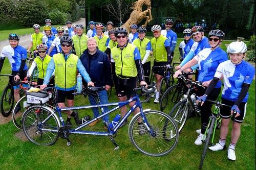 Charity Cyclist “Blind” Dave Makes Final Stop In Meriden